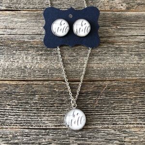Scripture Earrings and Necklace